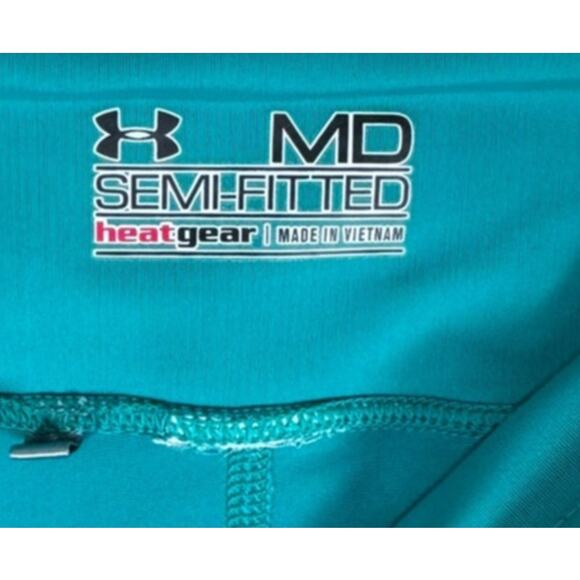 Under Armour Heatgear Semi-Fitted Medium Blue Green Skort - Picture 4 of 6